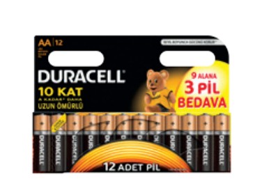 Duracell 5000394203334 Standardbatterier 12 stk