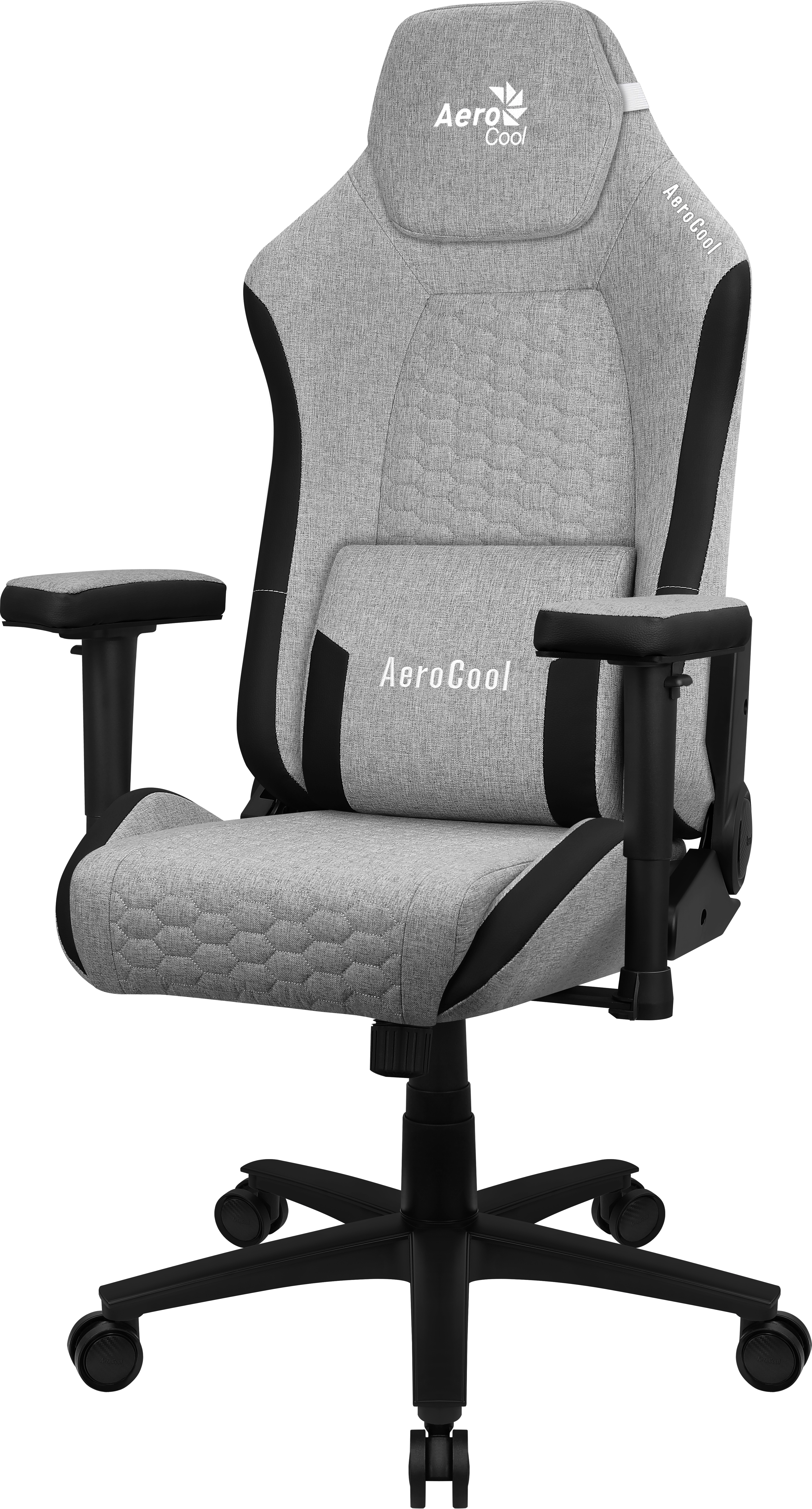 Fotel AEROCOOL CROWN AeroWeave Ash Grey
