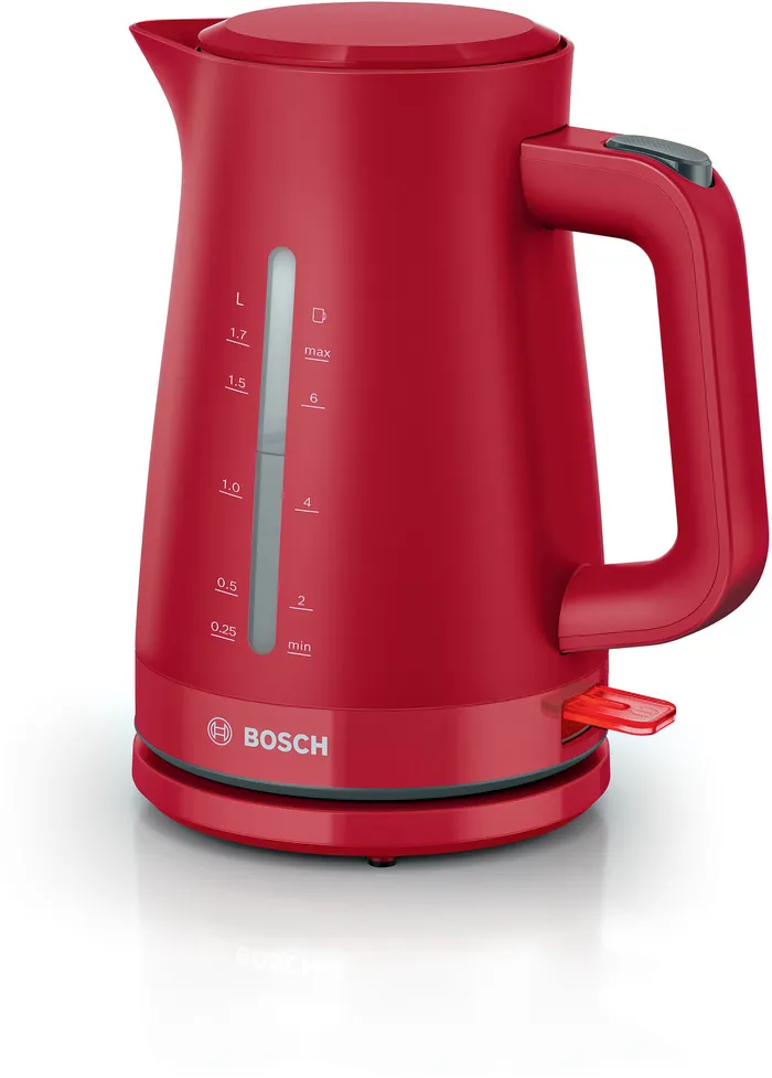 Bosch TWK3M124 Elkedel 1,7l 2400W Rød