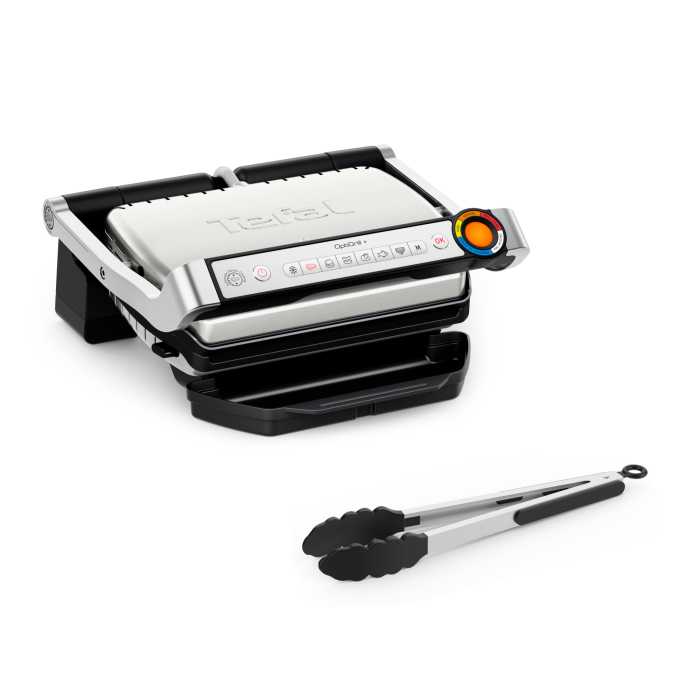 Tefal OptiGrill + GC718D10 Grill 2000W Sort