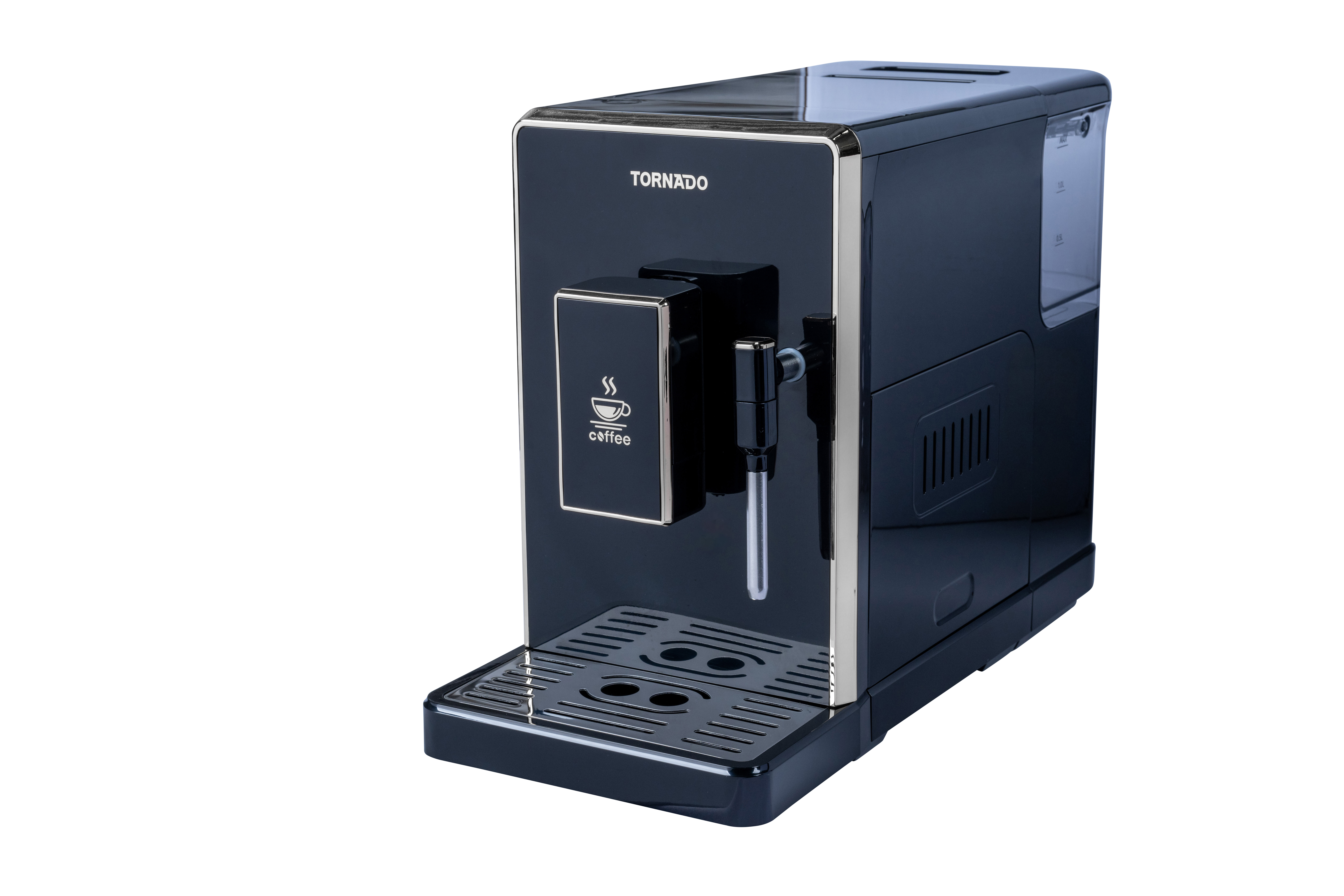 TORNADO TCM-9008A-GS Fuldautomatisk kaffemaskine Sort