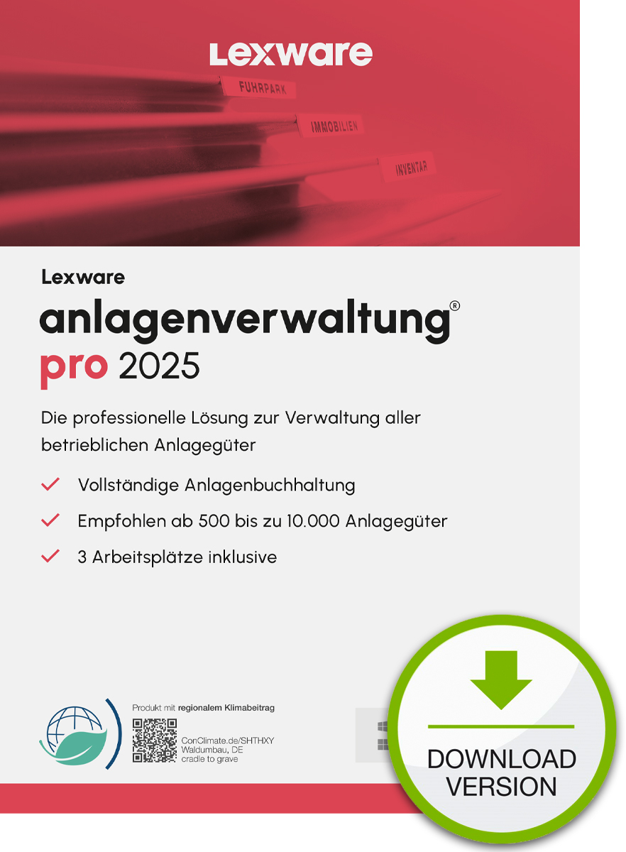 LEXWARE ANLAGENVERWALTUNG PRO