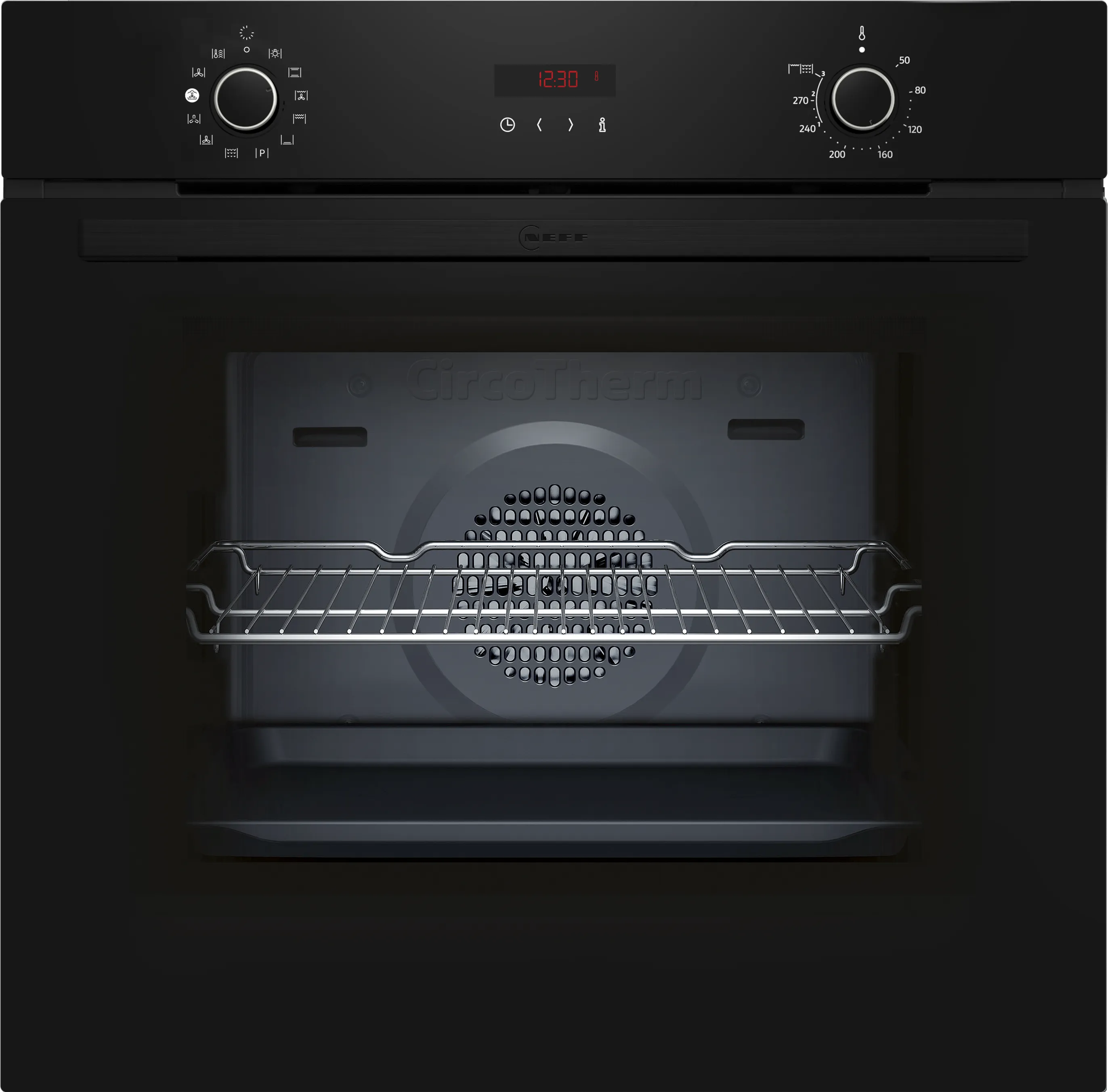 Neff N 30 B2CVG6AK3 Ovn til indbygning Sort 71l A+