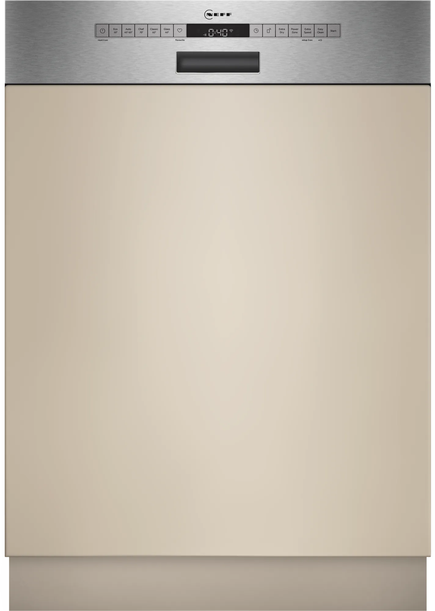 Neff S145EAS16E Opvaskemaskine Klasse A Delvist indbygget 42dB