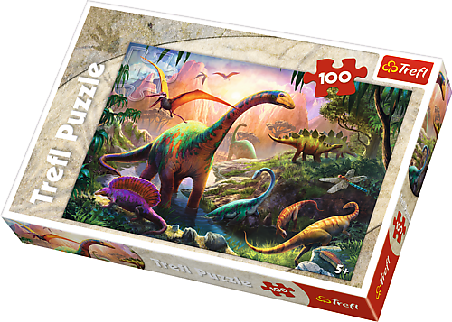 Trefl 16277 puzzle Jigsaw puzzle 100 pc(s) Dinosaurs