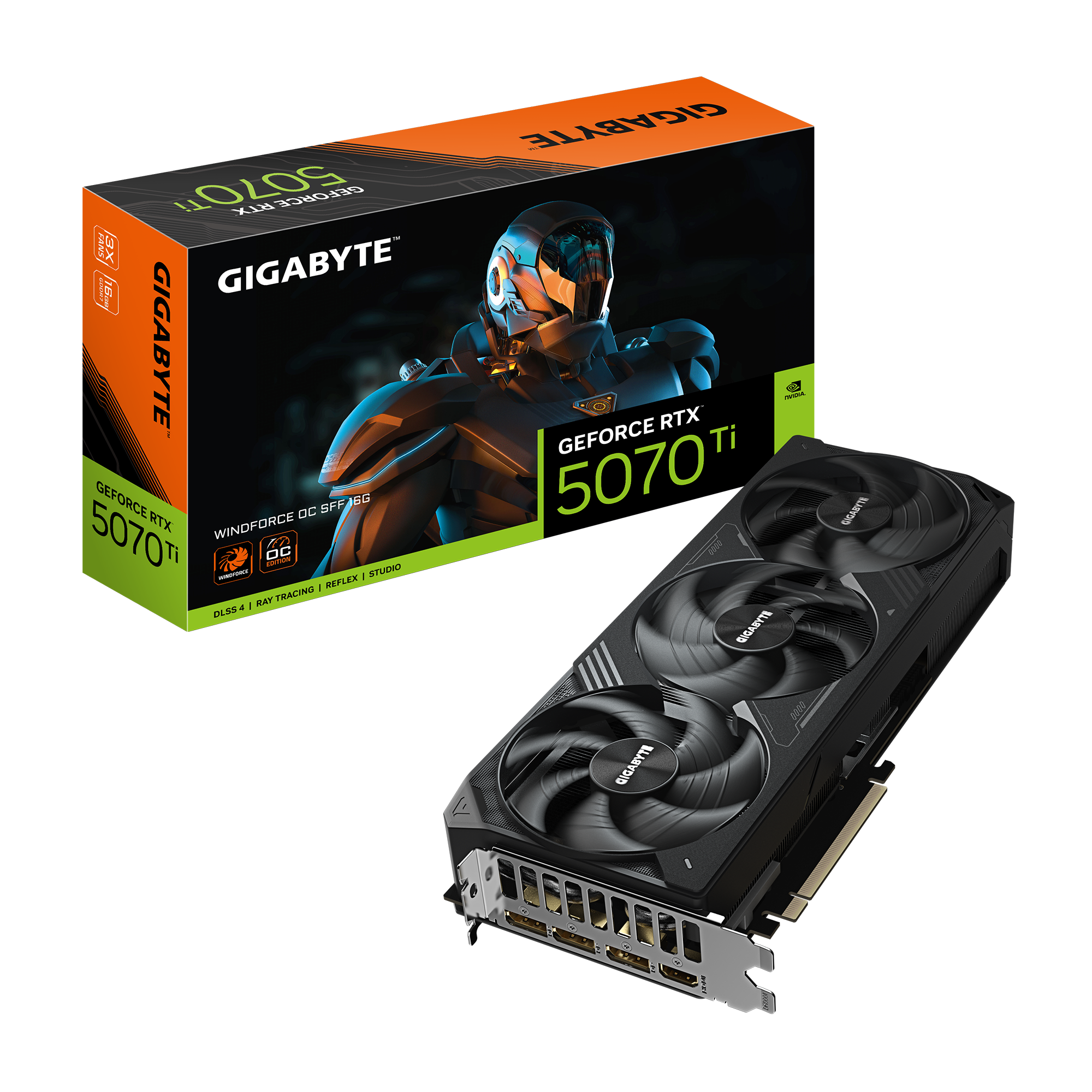 Gigabyte GeForce RTX 5070 Ti WINDFORCE OC SFF 16G 16GB