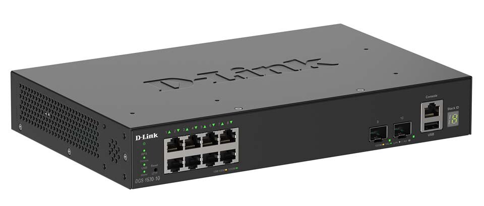 D-Link DGS-1530-10 8-porte Gigabit Ethernet