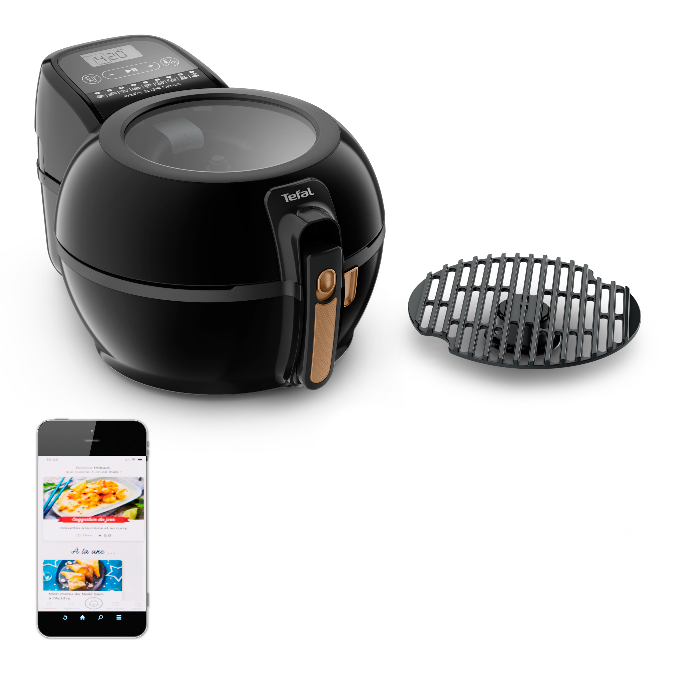 Tefal ActiFry FZ775810 Fritureapparat 1520W Sort