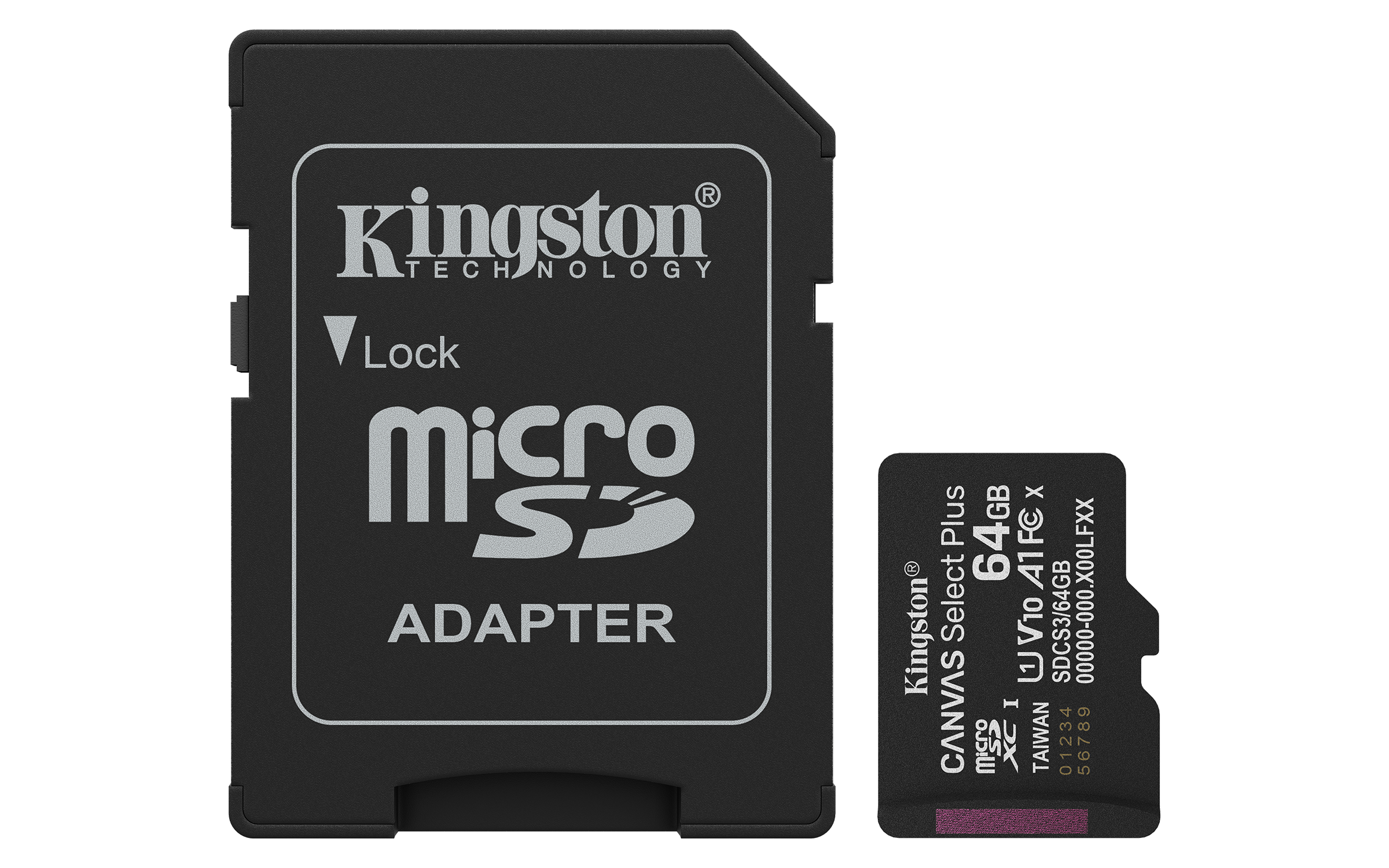 Kingston Canvas Select Plus microSDXC UHS-I Memory Card 64GB 100MB/s