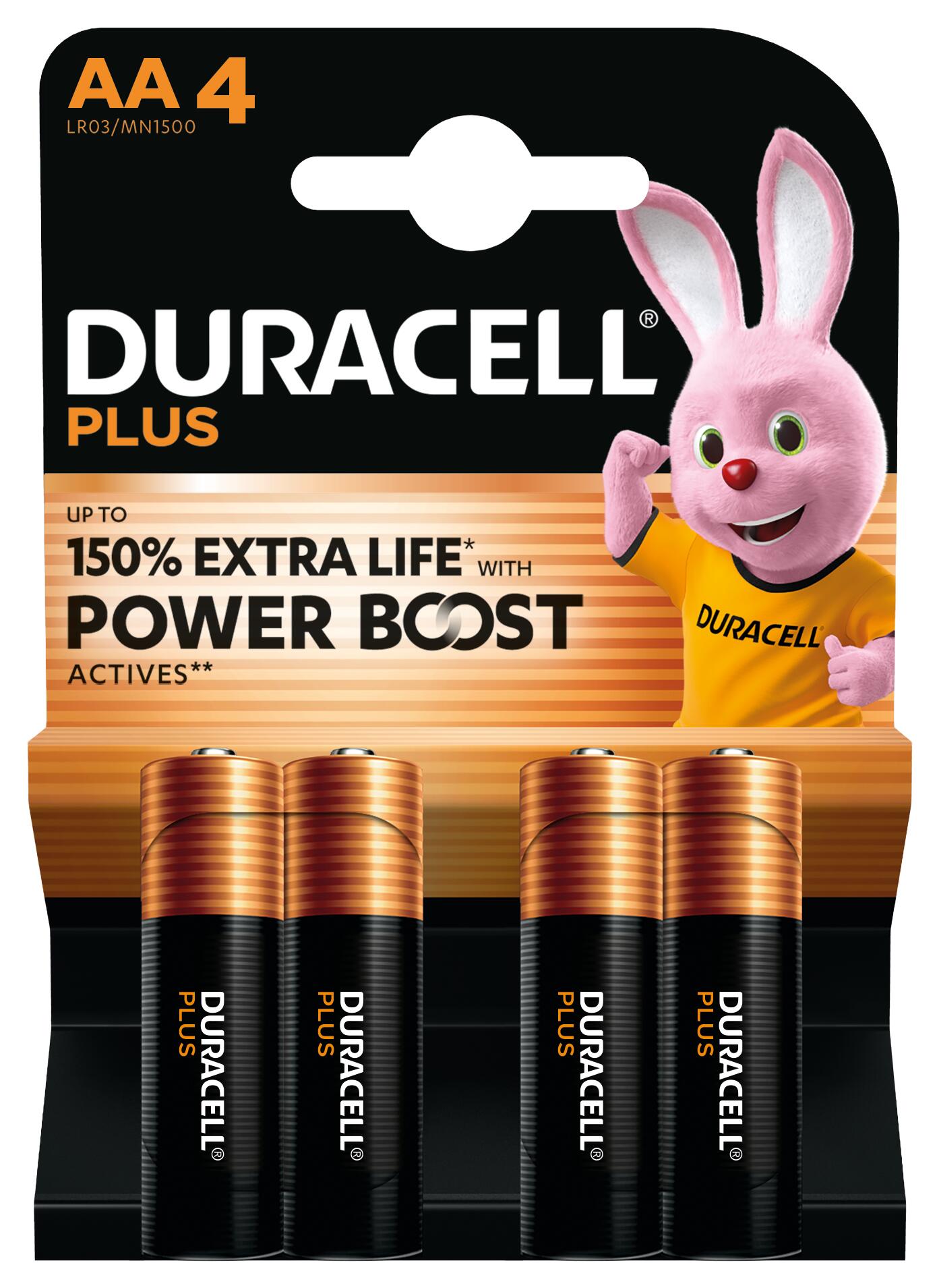 Duracell Plus 4 stk