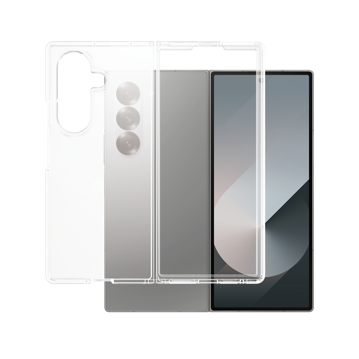 PanzerGlass CARE™ by ® Urban Combat Case Transparent Samsung Galaxy Z Fold7 Beskyttelsescover Transparent