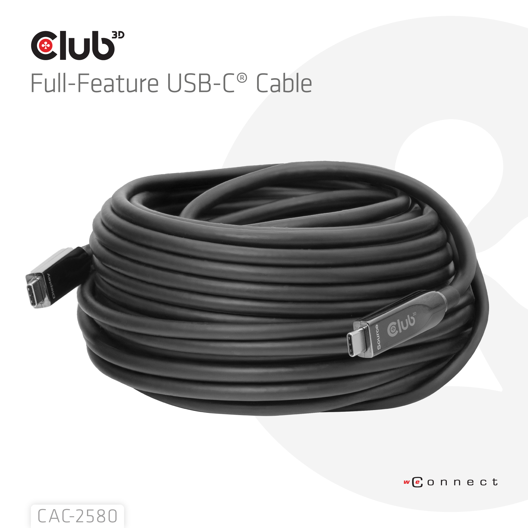 CLUB3D CAC-2580 USB-C to USB-C