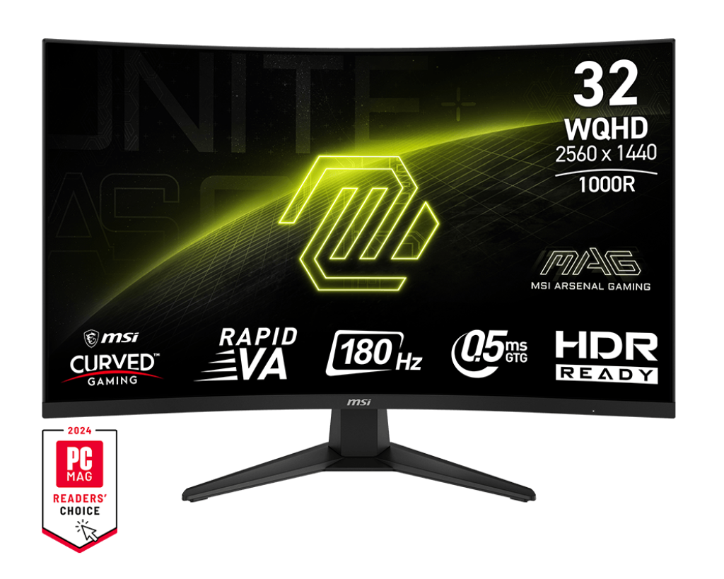 Monitor MSI MSI MAG 325CQF (31.5' /Rapid VA /180Hz /2560 x 1440 /Czarny)