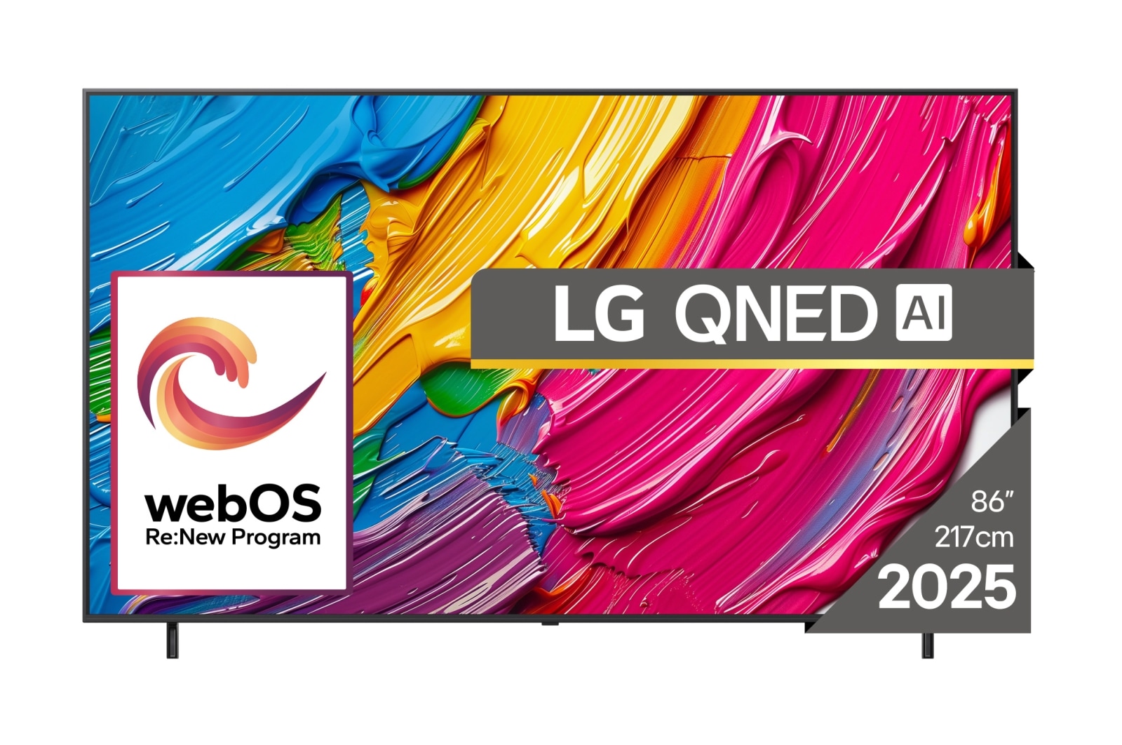 LG QNED 86QNED80A3A TV 86' 4K Ultra HD Sort