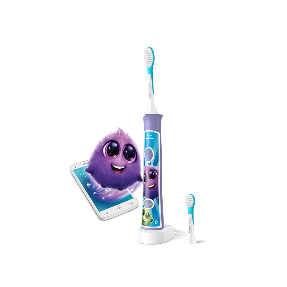 Philips Sonicare For Kids HX6322/12 Elektrisk tandbørste Lilla