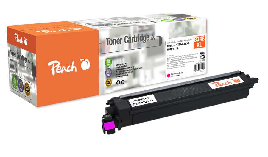 Peach Toner Brother TN-248XL (DCP-L3520) magenta 2300 Seiten remanufactured
