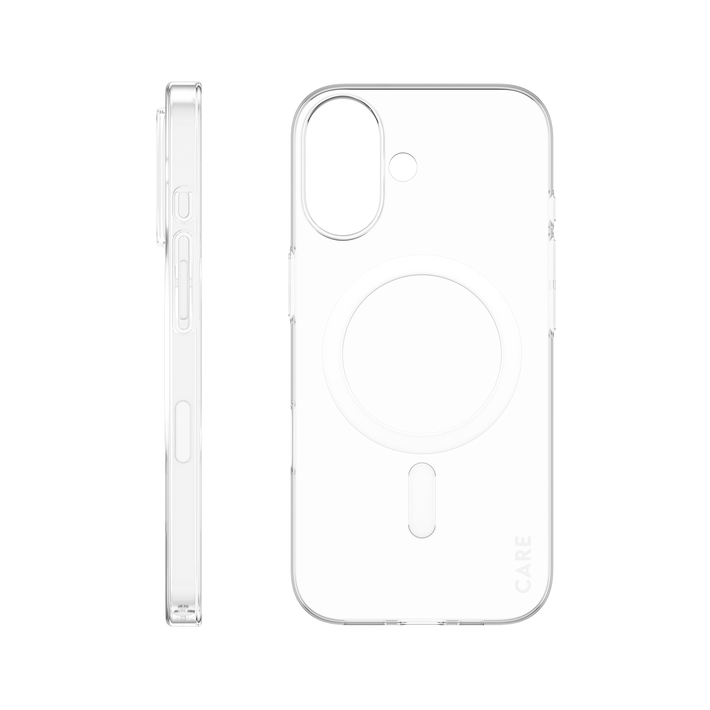 PanzerGlass CARE™ by ® SL1M Case Transparent w. MagSafe iPhone 17 Beskyttelsescover Transparent