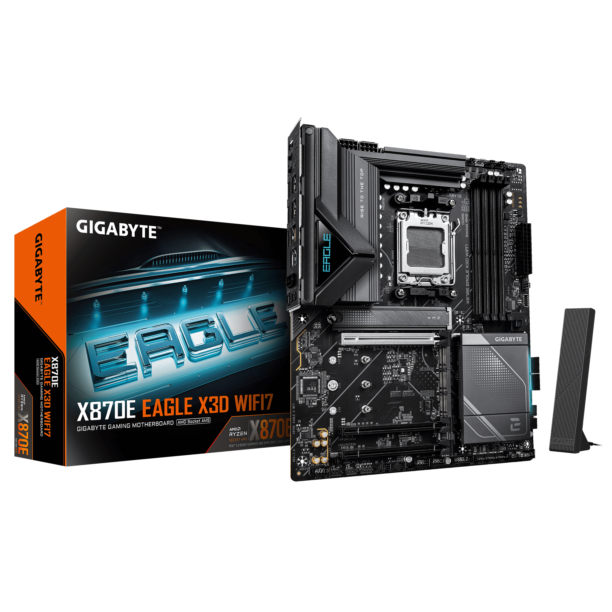 Gigabyte X870E Eagle X3D WiFi7 (X870E,AM5,ATX,DDR5)