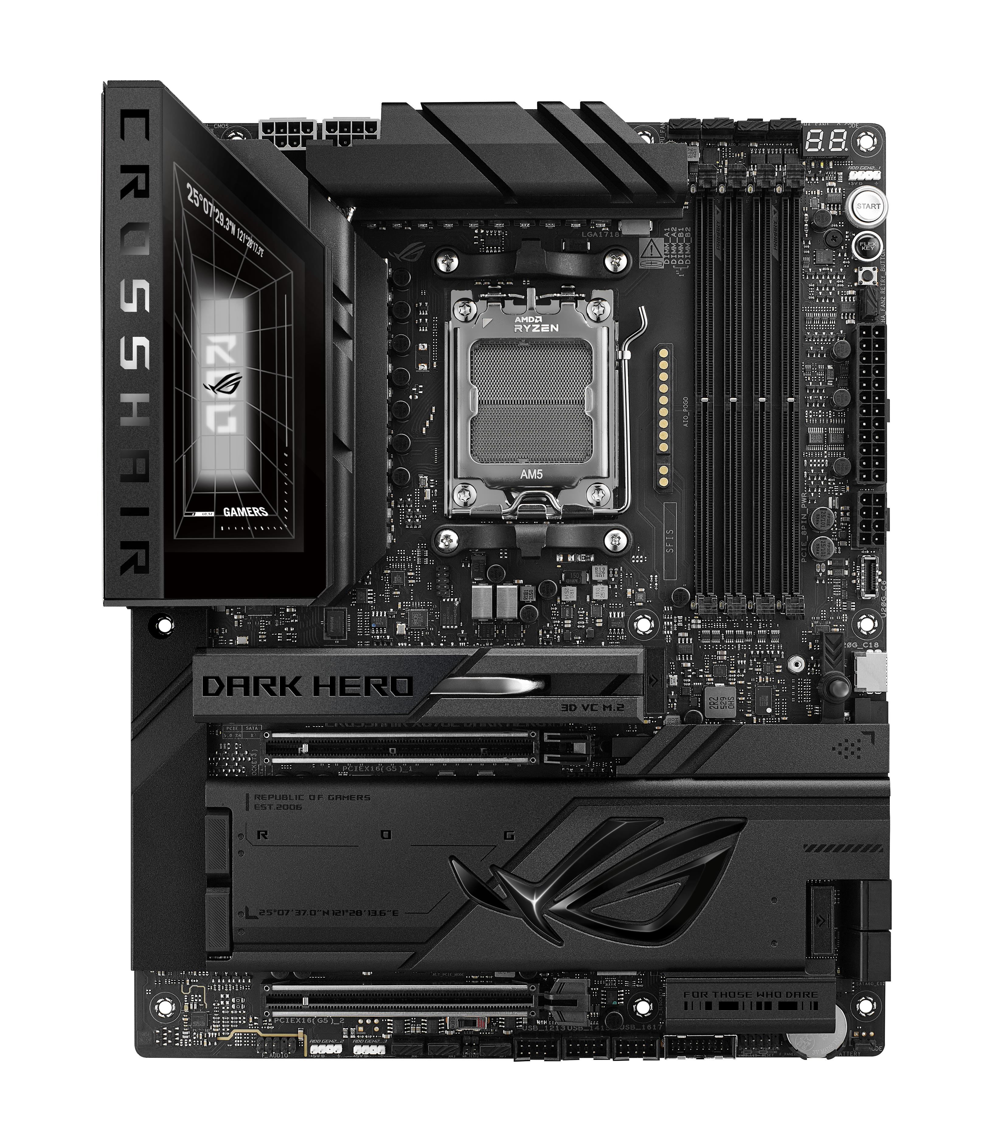 ASUS ROG CROSSHAIR X870E DARK HERO ATX AM5 AMD X870E