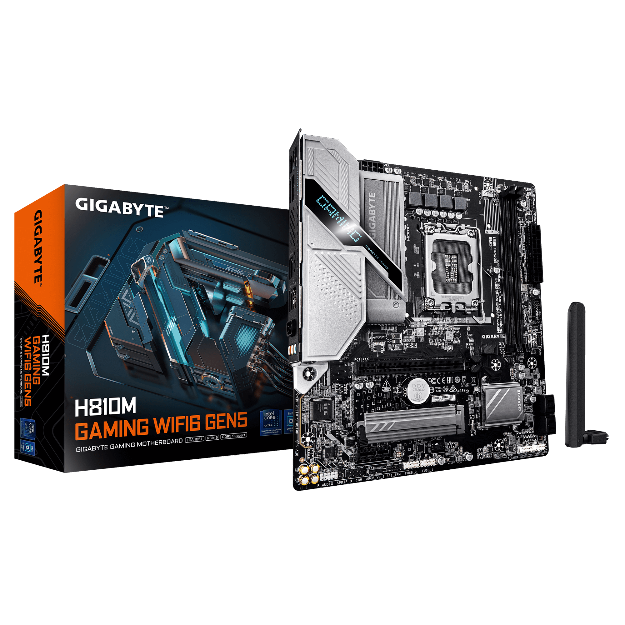 GIGABYTE H810M GAMING WIFI6 GEN5 micro ATX LGA 1851 Intel H810
