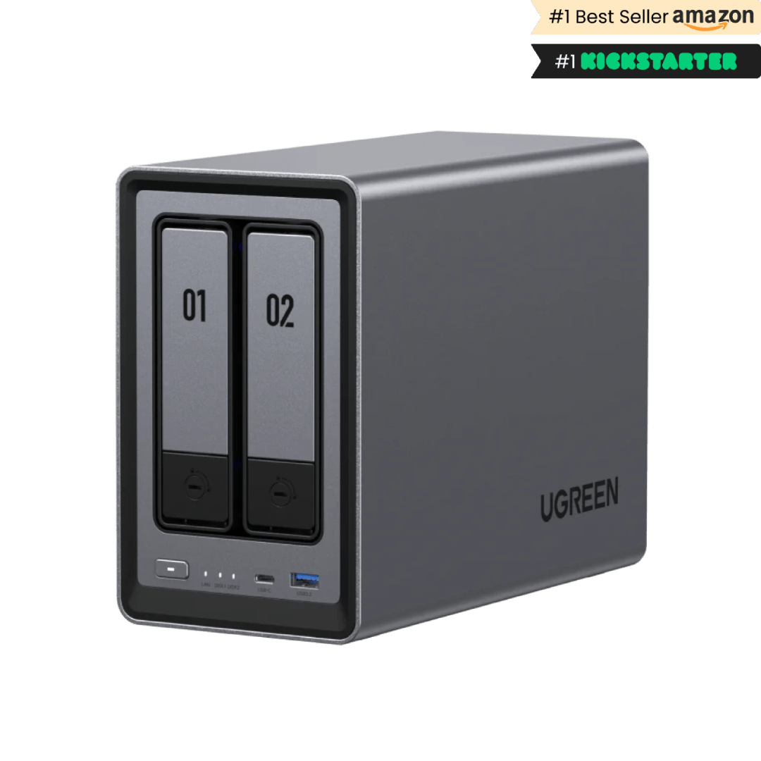 UGREEN NASync DXP2800 NAS System 2-Bay 16TB inkl. 2x Toshiba NAS HDD N300 – 8TB