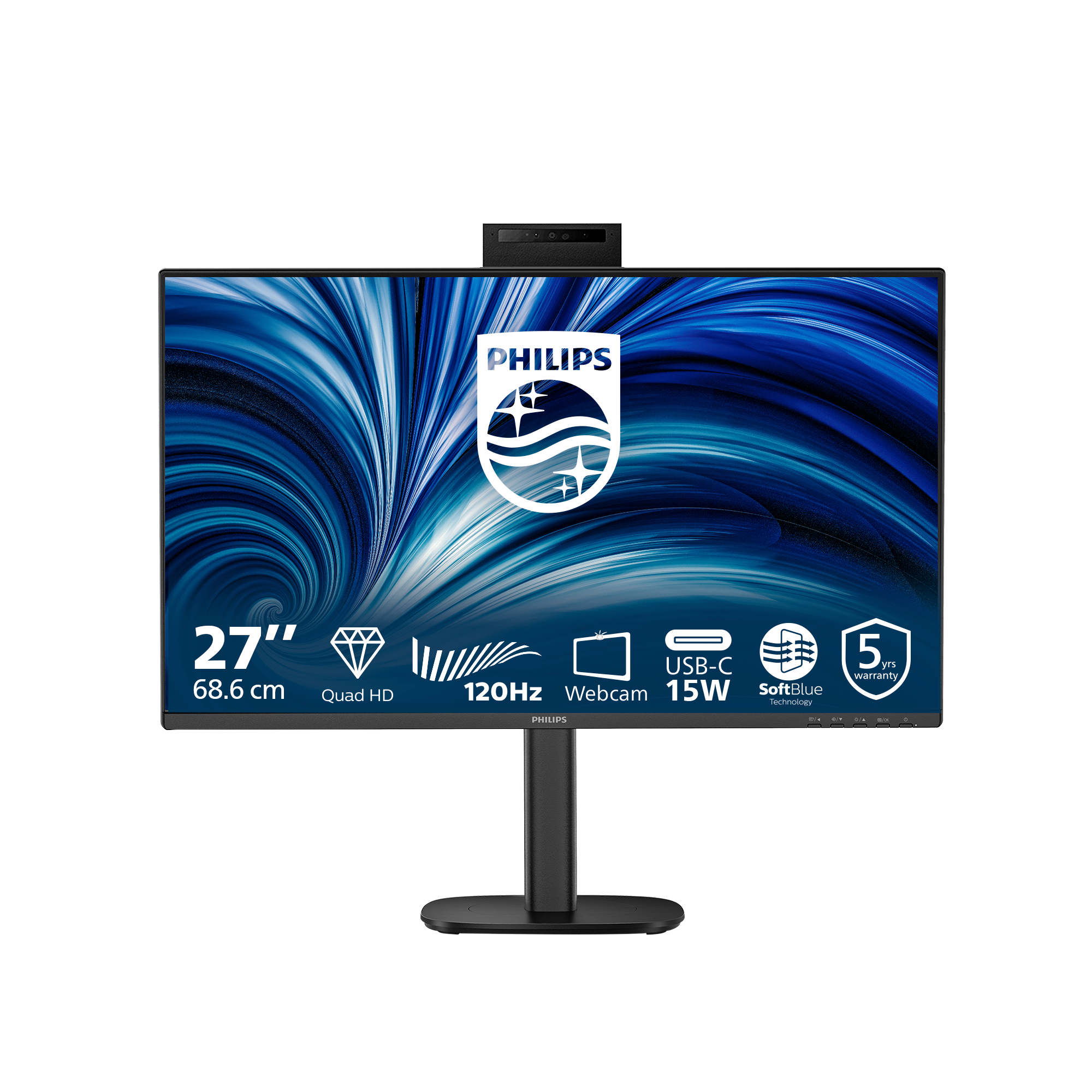 Philips 27B2N3500JH 27' IPS 2560 x 1440 (2K) HDMI DisplayPort 120 Hz