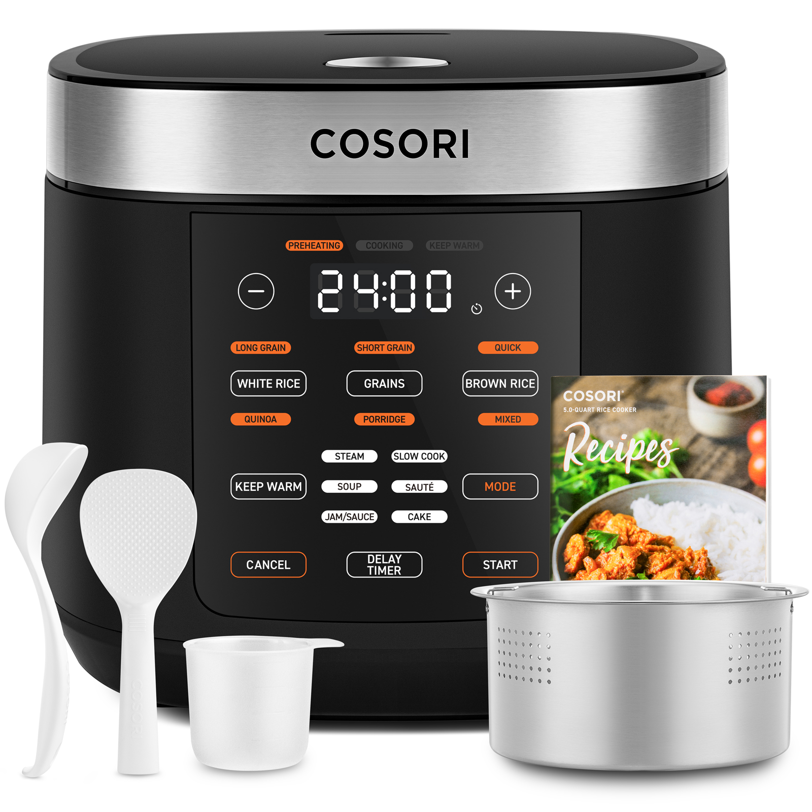 Cosori Multi-Cooker Chef Edition Riskoger 5 L 970 W Sort