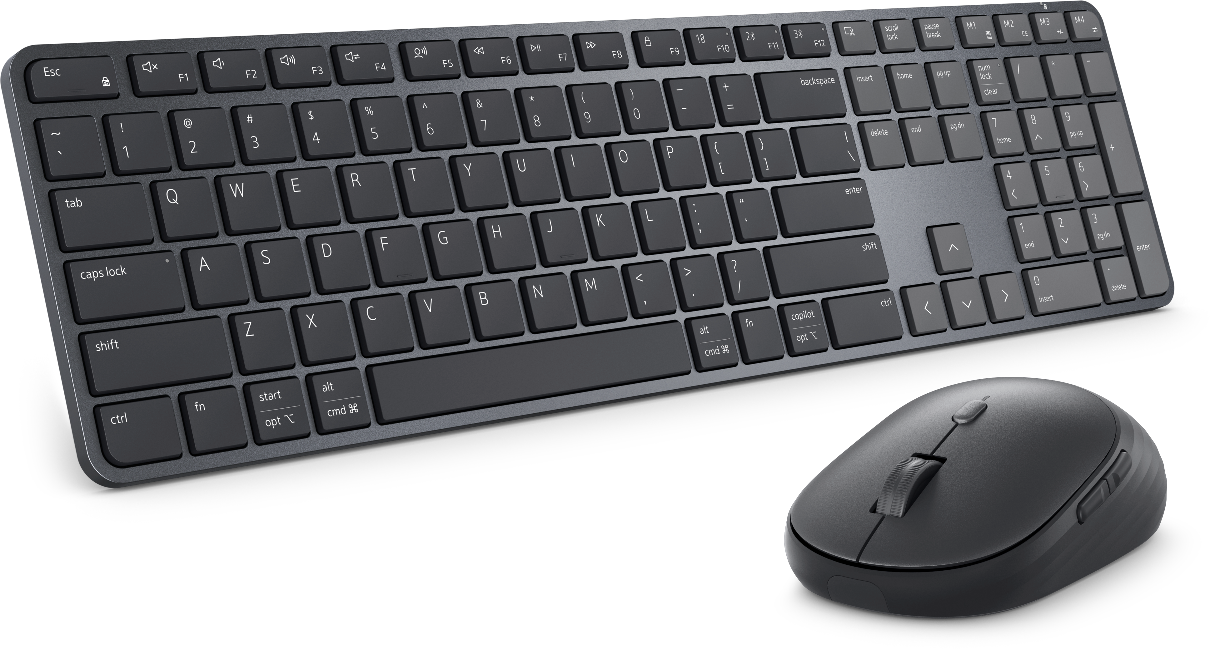 DELL Pro 7 Slim KM726 Tastatur Saksnøglekontakt Trådløs US International