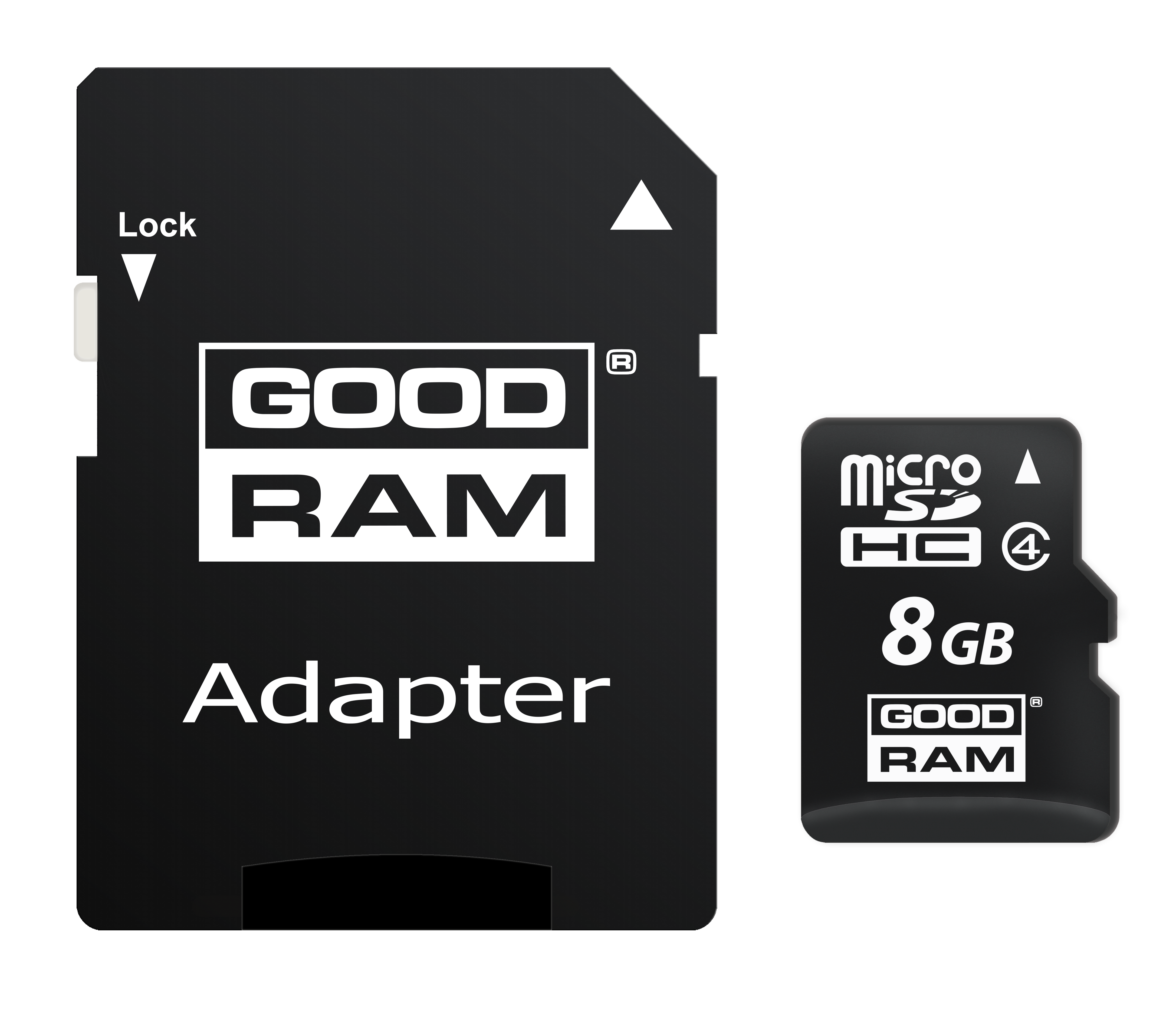 FLASH SDHC Card 8GB Goodram Class 4 + Adapter