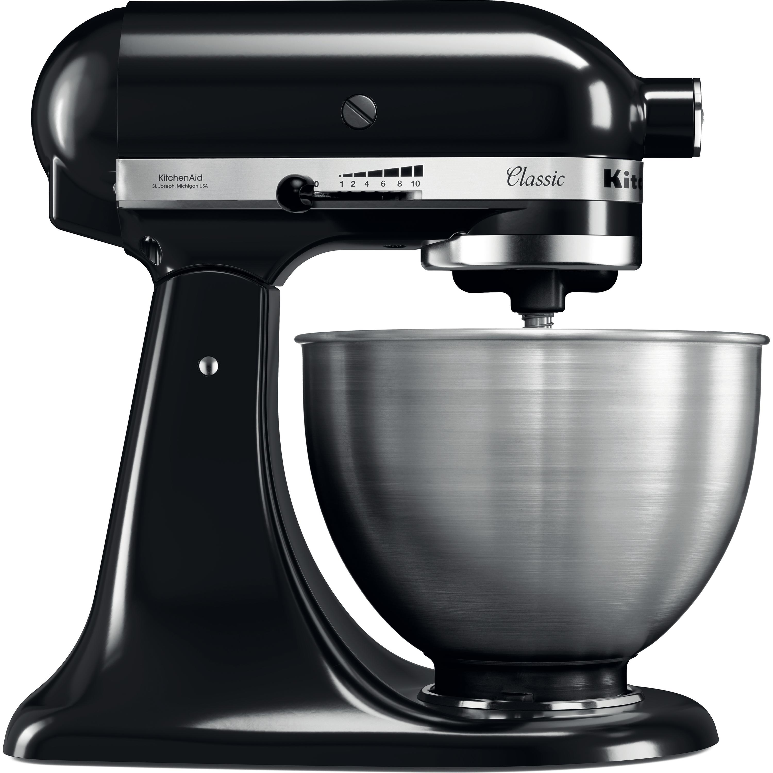 KitchenAid Classic 5K45SSEOB Køkkenmaskine 4.3liter 275W Sort onyx