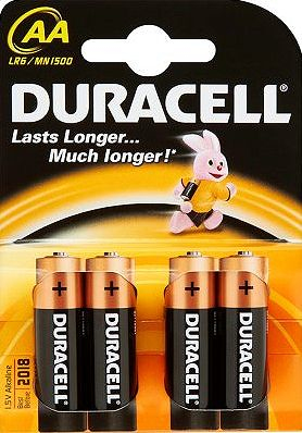 Duracell AA LR6 4 stk