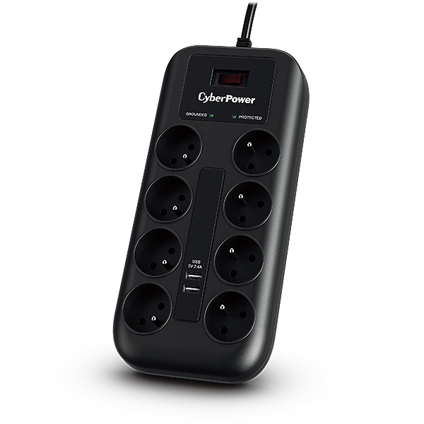 Listwa zasilajaca CyberPower Listwa przeciwprzepieciowa 8 gniazd FR, P0820SUF0-FR -P0820SUF0-FR