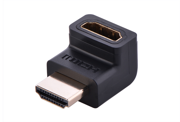 Adapter AV Ugreen Ugreen adapter lacznik katowy HDMI górny czarny (20110)