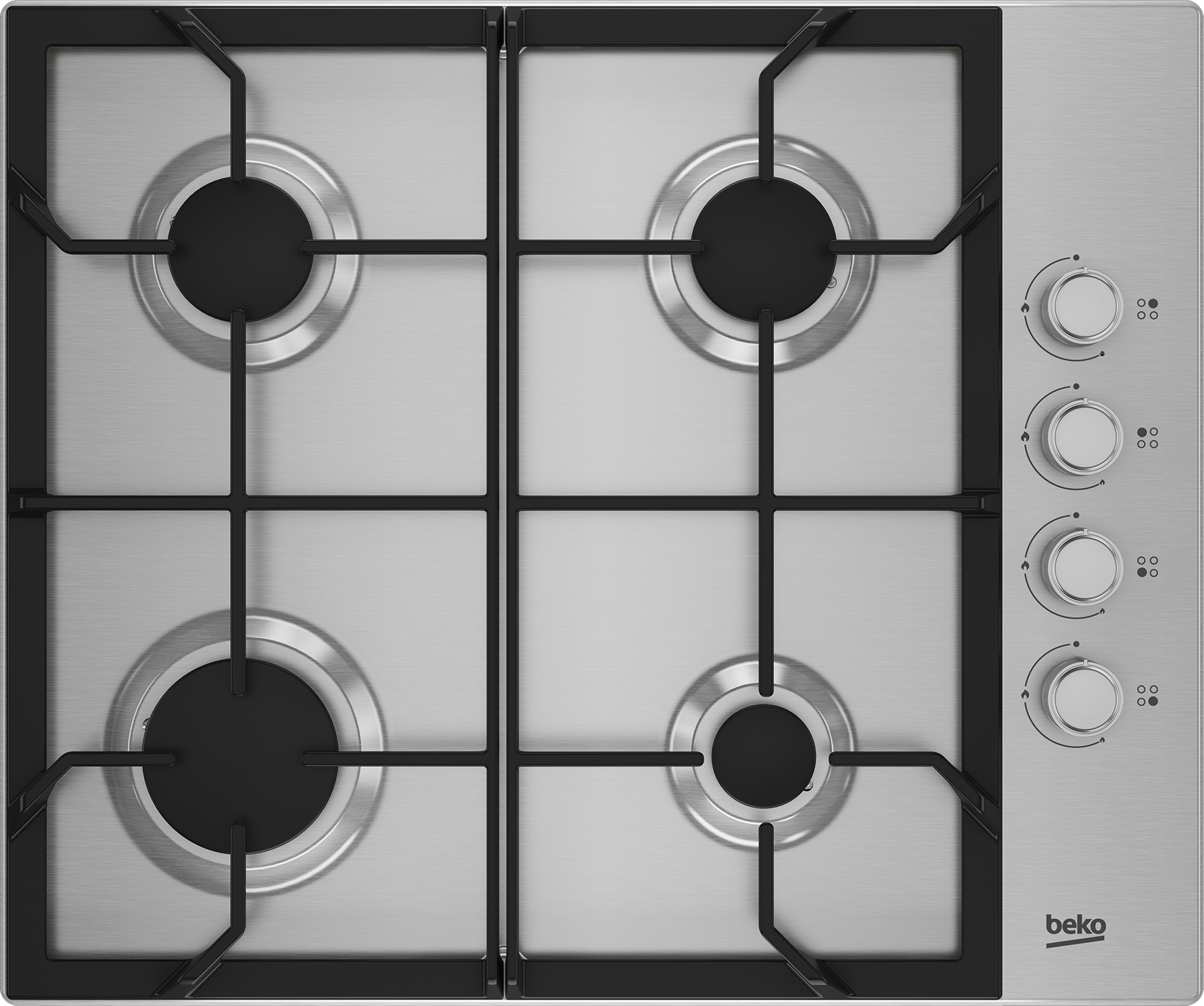 Beko HIBG64122SX Gaskomfur Gaskomfur