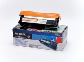 Brother TN 328BK Sort 6000 sider Toner