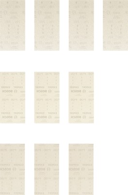 warehouse 3----Expert M480 Netzstruktur-Schleifblatt-Set 93 x 186mm, K80 / 120 / 180 (10-teilig, für Schwingschleifer)