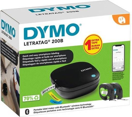 DYMO LetraTag LT-200B Bluetooth schwarz inkl. Band s/w plast
