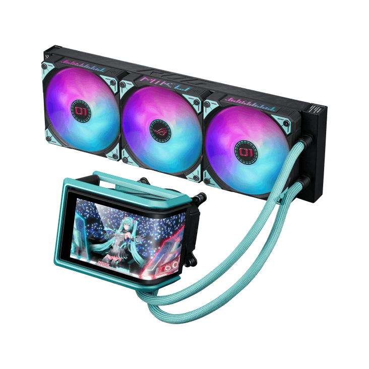 Asus WAK ROG RYUO IV SLC 360 ARGB MIKU