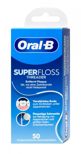 Oral-B SUPERFLOSS Zahnseide 50 St.