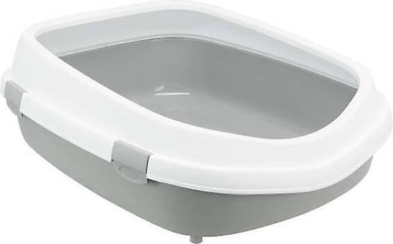 Trixie Primo XXL, kuweta, bialy/szary, 56 × 25 × 71 cm, z ramka