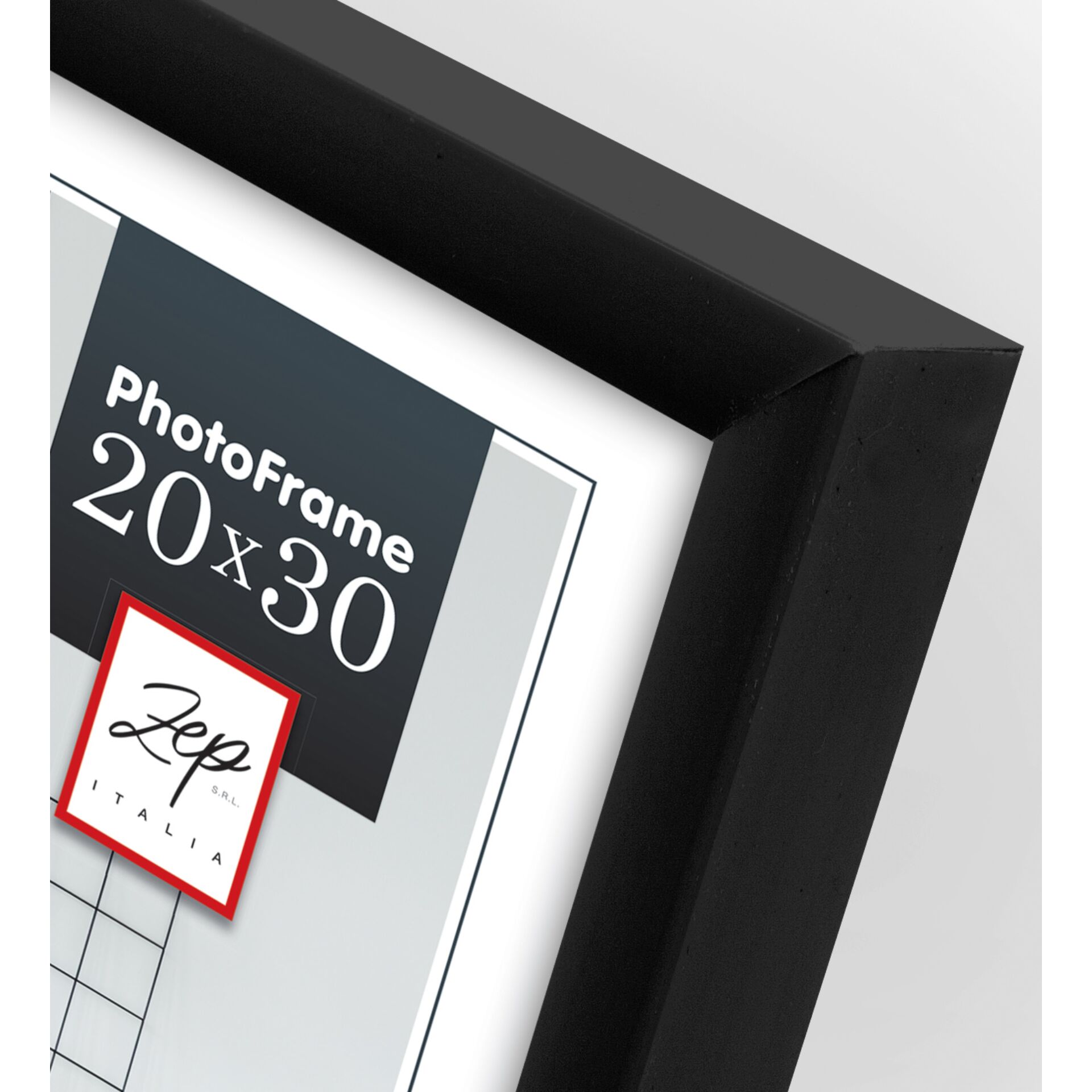 ZEP New Easy black 20x25 Kunststoff Rahmen KB12