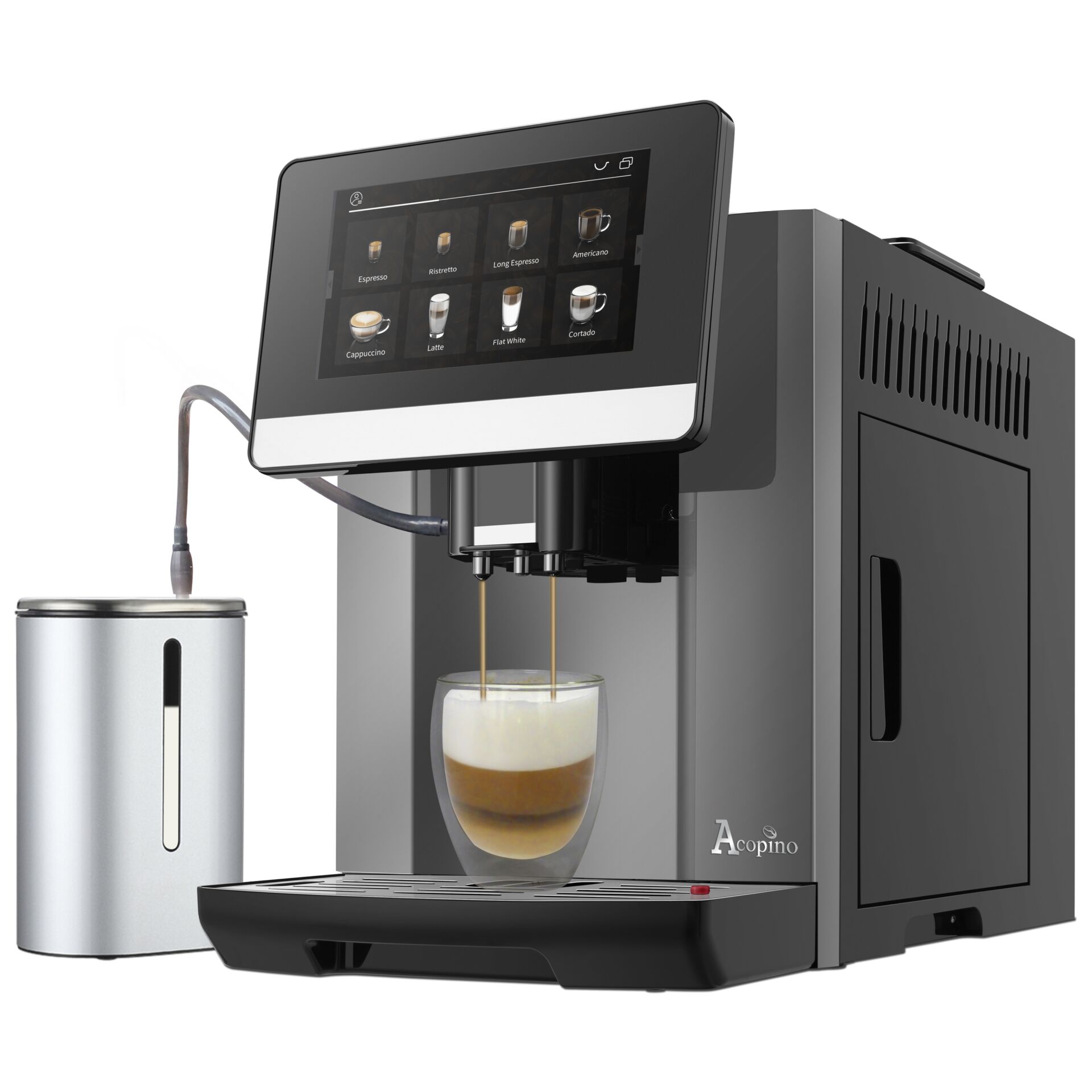 Acopino Barletta Fuldautomatisk kaffemaskine 1,8L Anthracit