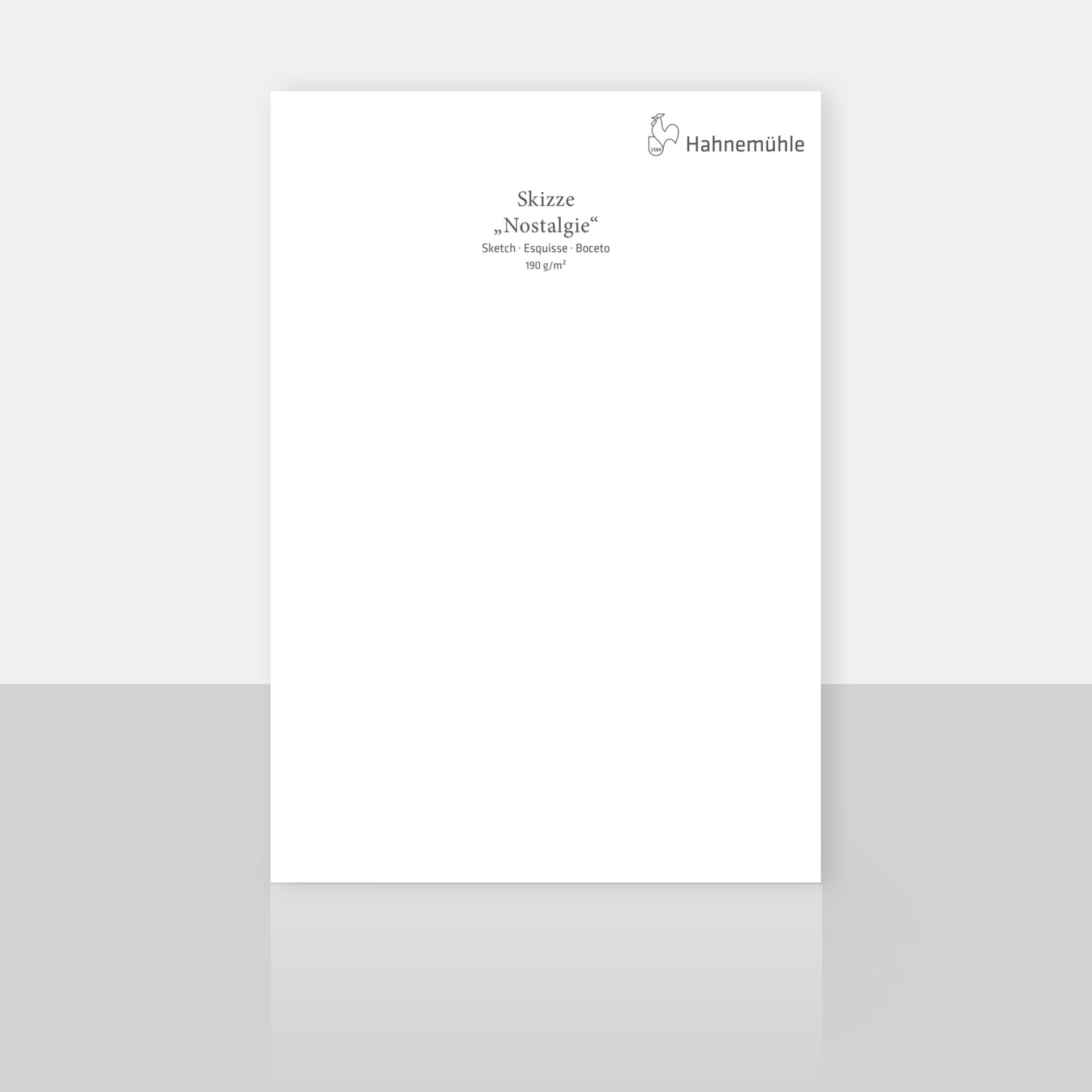 Hahnemühle Skizzenbuch Nostalgie A 5 50 Blatt 190 g